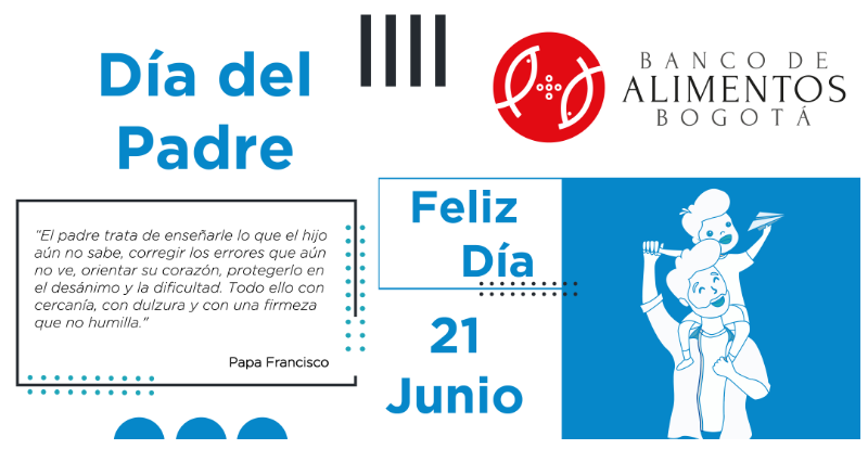 Día del padre Banco de Alimentos de Bogotá