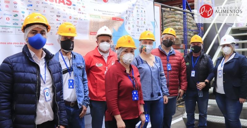 visita de los bancos de alimentos a Bogota