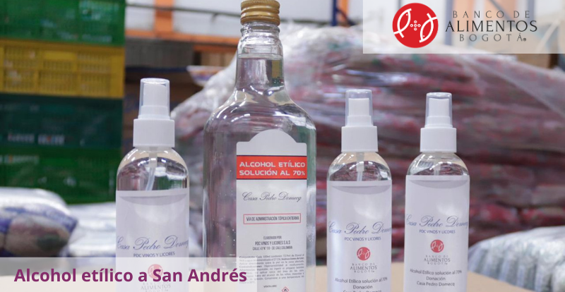 donacion alcohol etilico