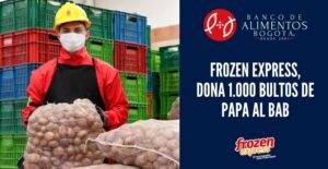 Donacion de papa Frozen Express